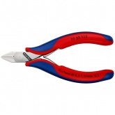 Кусачки боковые Knipex 115мм для электроники с двухкомпонентными рукоятками