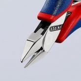 Кусачки боковые Knipex 115мм для электроники с двухкомпонентными рукоятками