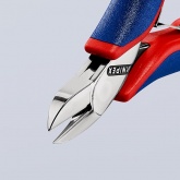 Кусачки боковые Knipex 115мм для электроники с двухкомпонентными рукоятками