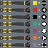 Отвертка крестовая Wera PZ 0 x 60 mm антистатическая ESD для электроники Kraftform Micro 1555 PZ