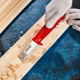 Нож-стамеска Rexant нержавеющая сталь лезвие 75х22 мм