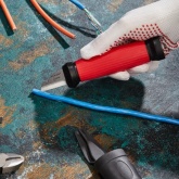 Нож монтажника Rexant нержавеющая сталь двухсторонняя заточка лезвие 33мм