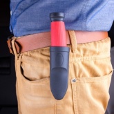 Нож монтажника Rexant нержавеющая сталь двухсторонняя заточка лезвие 33мм