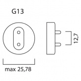 Лампа ультрафиолетовая T8 GE F36W/T8 BLB G13, 1200 mm