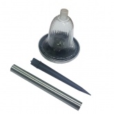 Светильник садовый TDM СС-320 на солнечных батареях, сталь, с выключателем