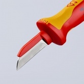 Резак для кабелей Knipex прямое изолированное лезвие 190мм VDE 1000V