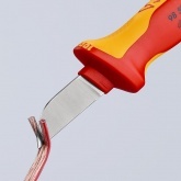 Резак для кабелей Knipex прямое лезвие 190мм VDE 1000V
