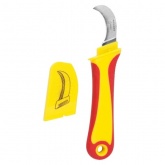 Нож монтажника Rexant нержавеющая сталь изогнутое лезвие 1000V