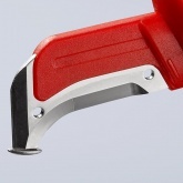 Нож с пяткой Knipex диэлектрический VDE 1000V для удаления изоляции с кабеля