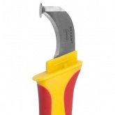 Нож монтажника Rexant с пяткой диэлектрический до 1000V нержавеющая сталь