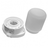 Светильник TDM НПБ400 для сауны настенно-потолочный белый, IP54, 60 Вт, белый,