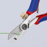 Ножницы-щипцы Knipex для удаления изоляции при работе с электронными устройствами 140 мм