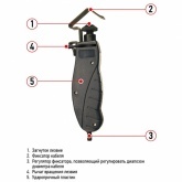 Инструмент Rexant для продольной зачистки кабеля 4,5 - 25.0 мм (ht-325)