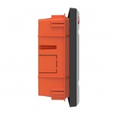 Щиток встраиваемый DKC RAM base 8м прозрачная дверь IP41 черный