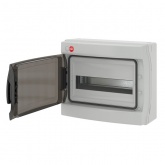 Щиток настенный RAM base на 12 модулей прозрачная дверь серый IP65 DKC