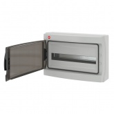 Щиток настенный RAM base на 18 модулей прозрачная дверь серый IP65 DKC