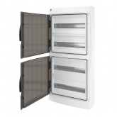 Щиток настенный RAM base (4х18) на 72 модуля прозрачная дверь серый IP65 DKC