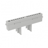 Клеммный блок DKC для шкафов на 8 модулей 160А N+PE 2х8 отвестий в комплекте с крепежом