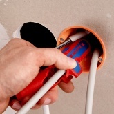 Стриппер Knipex ErgoStrip 135мм, универсальный для круглых проводов, 0.2-4 мм2, d8-13мм, для левшей