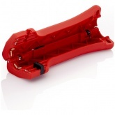 Универсальный инструмент Knipex для снятия оболочки с кабеля домовой и промышленной сети 130 мм