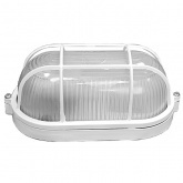 Светильник ИЭК НПП1402 белый/овал с решеткой 60Вт IP54