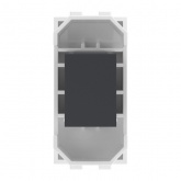 Розетка компьютерная RJ-45 кат.5E (разъем AMP) DKC Brava 1 модуль белая