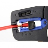 Инструмент для снятия твёрдой изоляции с проводов 0,01 - 4 мм2 Klauke K432V встроенный резак