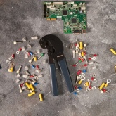 Кримпер Rexant для обжима F и BNC разъёмов RG-58, RG-6, RG-11, RG-213 (HT-106-E) (TL-106E)