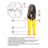 Кримпер Rexant для обжима F и BNC разъёмов RG-174, RG-179, Fiber Optic (HT-301 J) (TL-336 J)