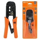 Клещи обжимные TDM KO-9E (обжим RJ-11, RJ-45), МастерЭлектрик