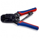 Инструмент Knipex для опрессовки штекеров типа Western вороненые 200 мм