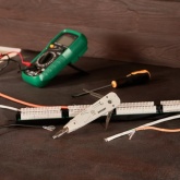 Инструмент для заделки и обрезки витой пары Rexant 110 (HT-3141) (TL-3141)