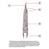 Инструмент для заделки и обрезки витой пары Rexant 110 (HT-3141) (TL-3141)