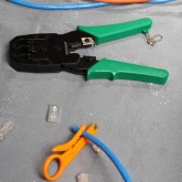 Кримпер для обжима Rexant 8P8C / 6P6C / 4P4C (HT-200) (TL-315), заделка витой пары (HT-318М)