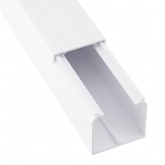 Кабель-канал с крышкой DKC In-liner Classic TA-GN 60х60 с направляющими для установки разделителей (кабельный короб)