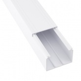 Кабель-канал с крышкой DKC In-liner Classic TA-GN 80х60 с направляющими для установки разделителей (кабельный короб)