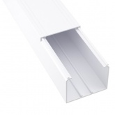 Кабель-канал с крышкой DKC In-liner Classic TA-GN 100х80 с направляющими для установки разделителей (кабельный короб)