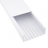 Кабель-канал с крышкой DKC In-liner Classic TA-GN 200х80 с направляющими для установки разделителей (кабельный короб)