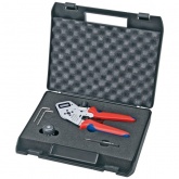Инструмент Knipex для тетрагональной опрессовки точеных контактов хромированные 250 мм