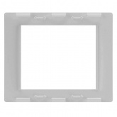 Рамка DKC In-liner Front/Aero для кабель-канала на 2 модуля универсальная белая