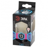 Лампа филаментная груша ЭРА F LED A60 13W 840 E27 frost матовая белый свет (5056306059087)