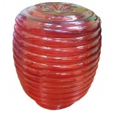 Светильник подвесной НСП 03-60-001 бочонок 60Вт Е27 IP53 красный сигнальный