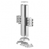 Колонна DKC алюминиевая 0,71м цвет серый металлик