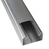 Кабель-канал DKC In-liner Aero с 1 крышкой 90х50 алюминиевый серебристый металлик (кабельный короб)