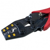 Пресс-клещи КВТ ПК-6м Профи (кримпер) для опрессовки неизолированных наконечников 0,5-6 мм2