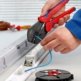 MultiCrimp Knipex вороненые 250 мм