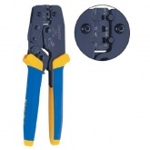 K58/2 Пресс-клещи с храпов. мех-м для конт. зажимов типа FASTON (конт. 4,8 мм, сеч. 0,5-2,5 мм2, зак