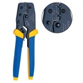 K572 Пресс-клещи с храпов. мех-м для конт. зажимов типа FASTON (конт. 2,8 мм, сеч. 0,1-1 мм2, закаты