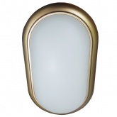 Светильник накладной TDM LED ДПО Антарес 15Вт 4200K овал 221х131х68мм мат.золото IP54