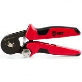 Пресс-клещи КВТ ПКВк-16у для опрессовки наконечников НШВИ 0,25 - 16мм2 квадратный обжим